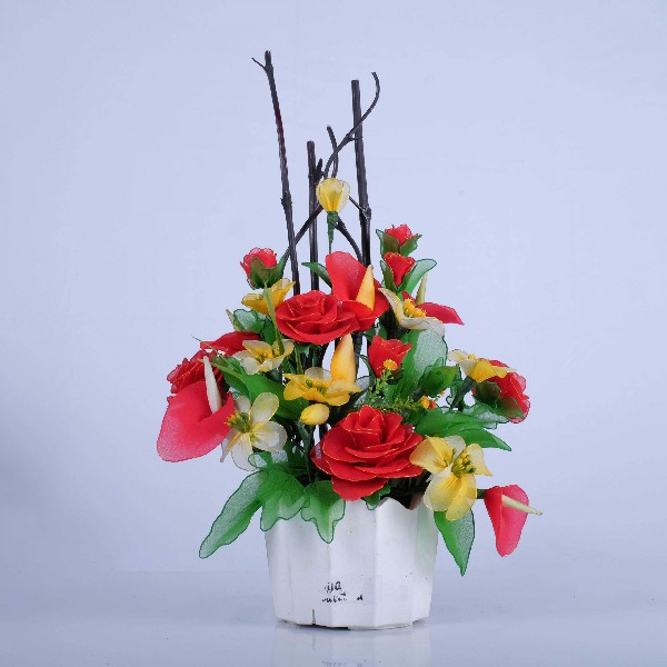 Bunga Dari Stoking "Husna Collection" -Bunga Mawar,Bunga Daffodil